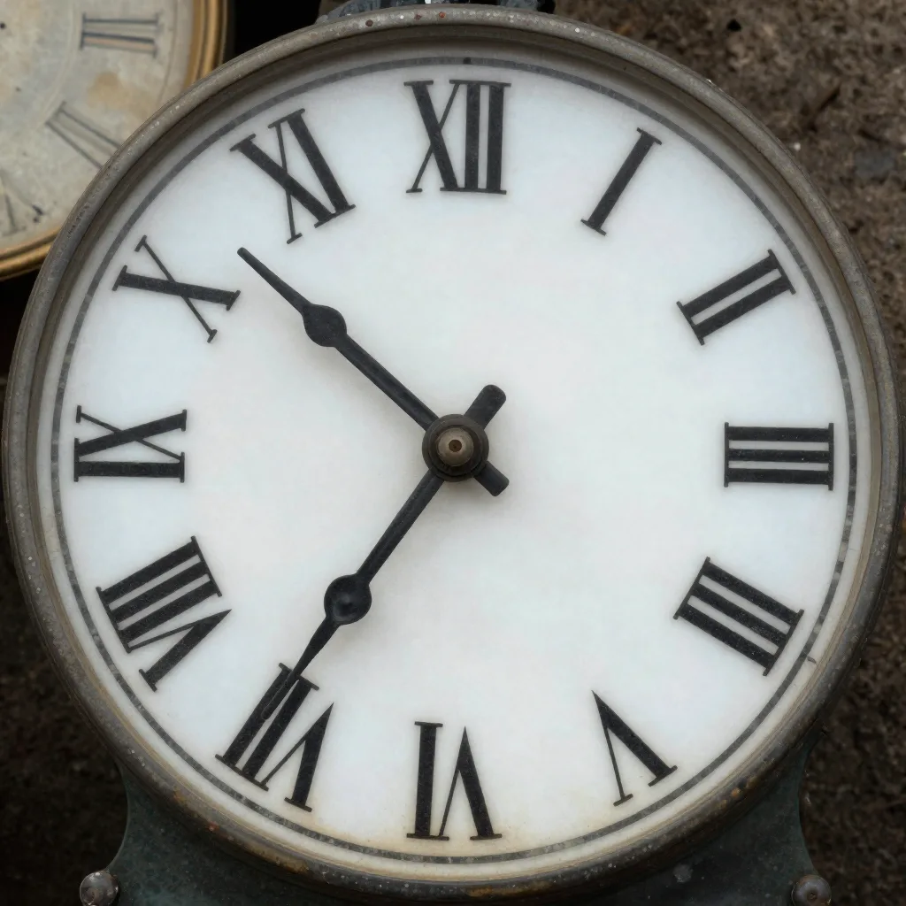 Cadran d'horloge seul - Sans mécanisme