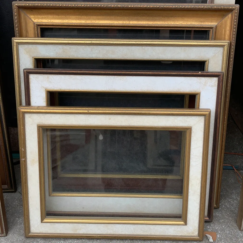 Cadres vides (lot de 3) - Tailles différentes, verre manquant