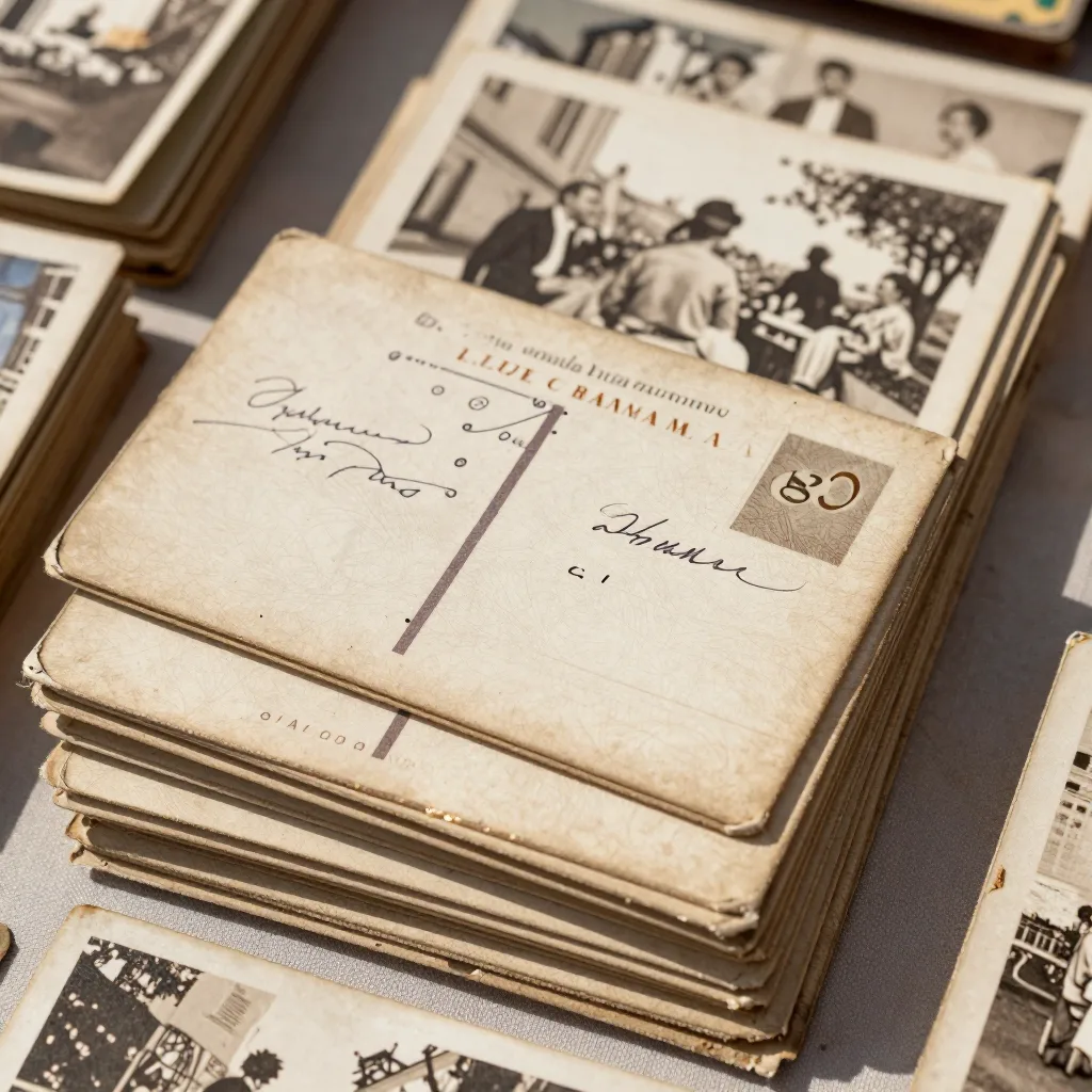 Cartes postales anciennes (lot de 20) - Paris et provinces, 1900-1950