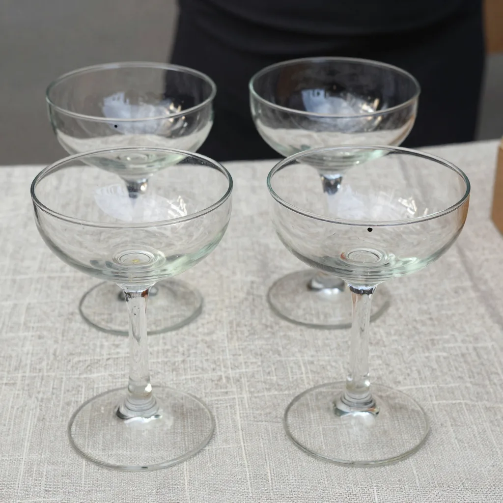Coupes à champagne (4) - Modèle coupe, années 60