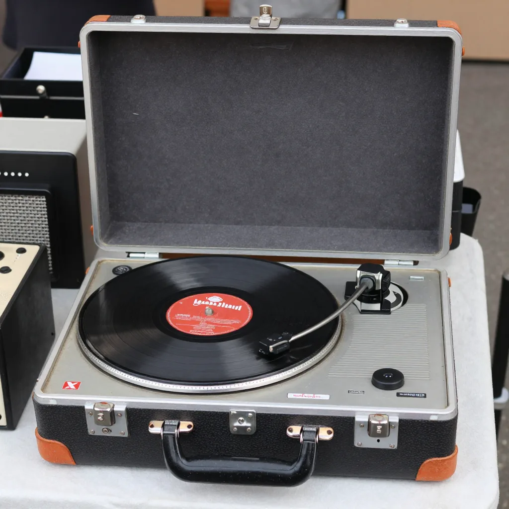 Électrophone portatif - Valise, années 70