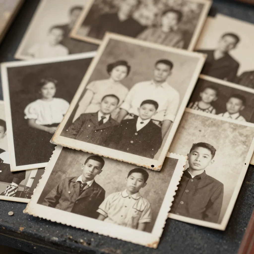 Photographies anciennes (lot) - Portraits sépia