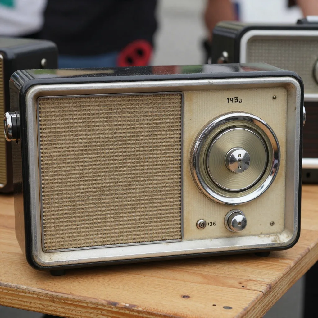 Poste de radio transistor - Années 60, non testé