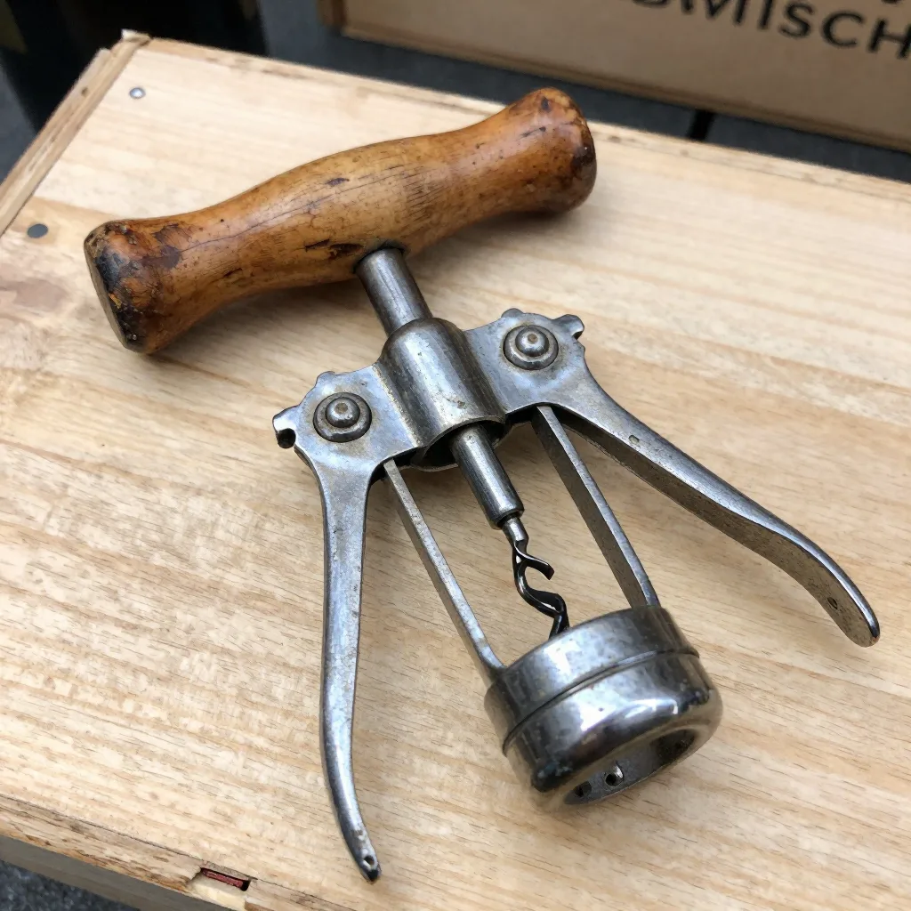 Tire-bouchon de sommelier - Manche bois